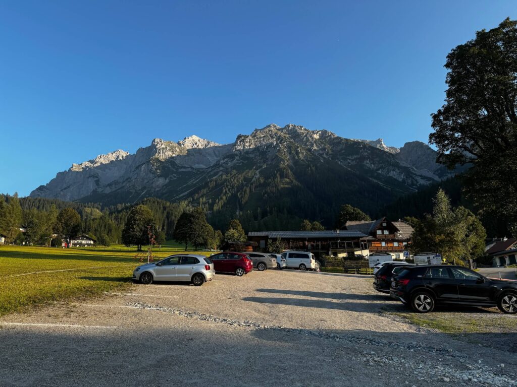 Parkoviště v Ramsau am Dachstein